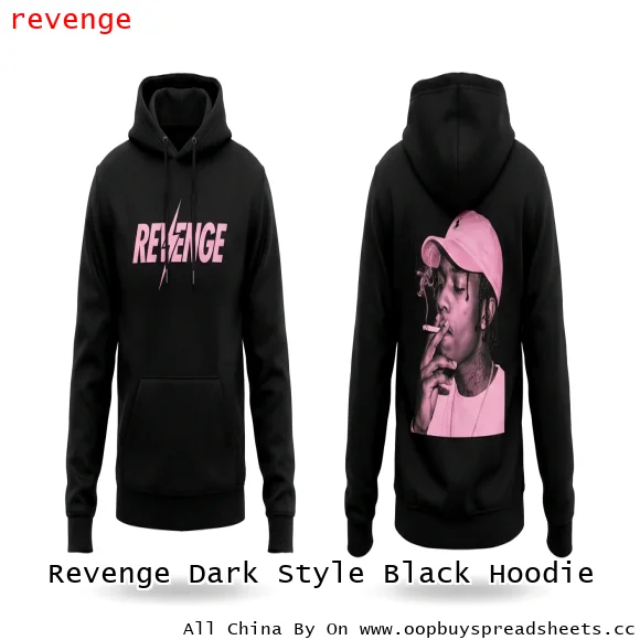 Revenge Dark Style Black Hoodie