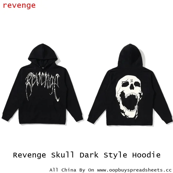 Revenge Skull Dark Style Hoodie