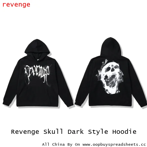 Revenge Skull Dark Style Hoodie