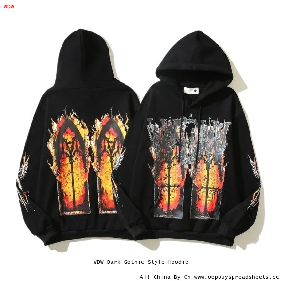 WDW Dark Gothic Style Hoodie