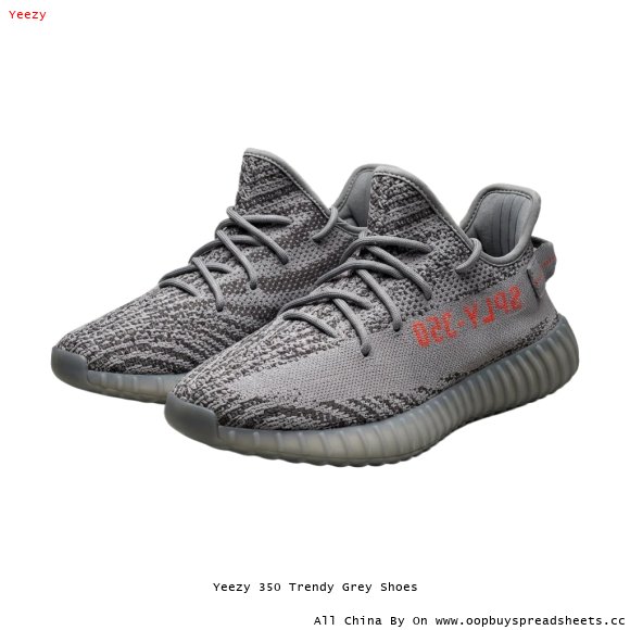 Yeezy 350 Trendy Grey Shoes