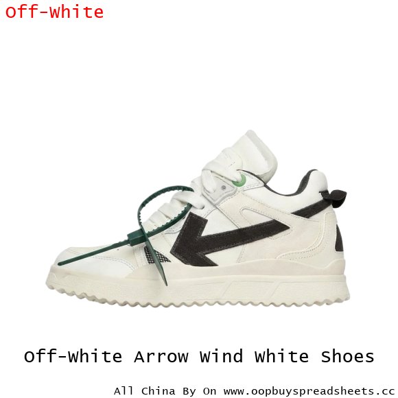Off-White Arrow Wind White Shoes