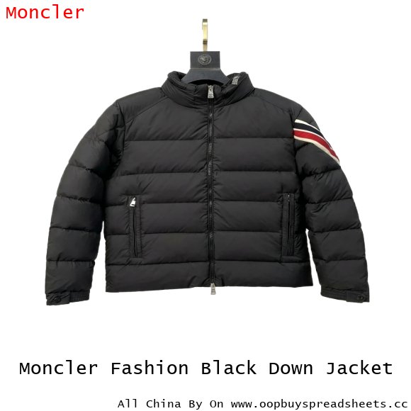 Moncler Fashion Black Down Jacket