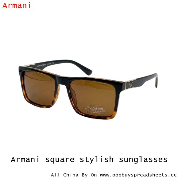 Armani square stylish sunglasses