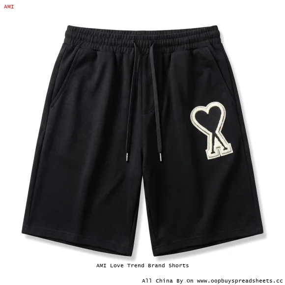 AMI Love Trend Brand Shorts