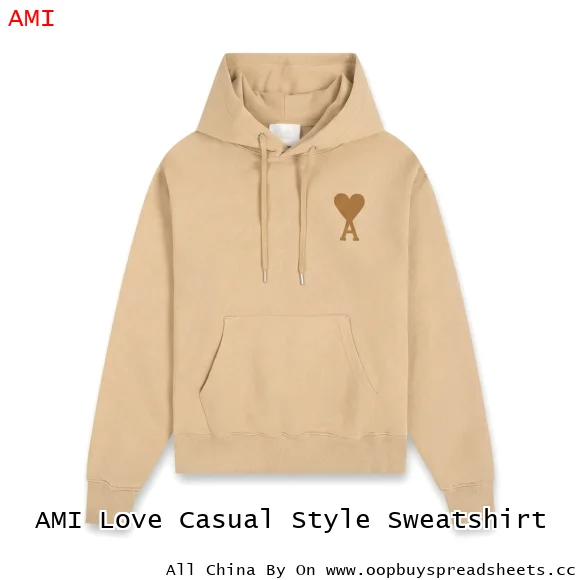 AMI Love Casual Style Sweatshirt