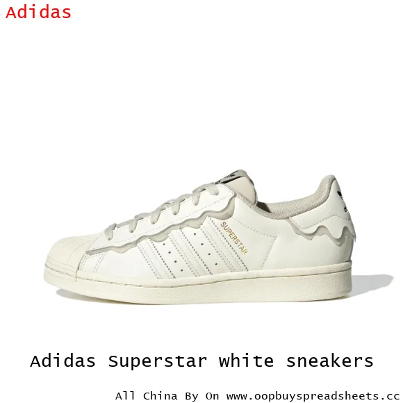 Adidas Superstar white sneakers