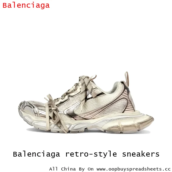 Balenciaga retro-style sneakers