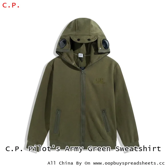 C.P. Pilot's Army Green Sweatshirt