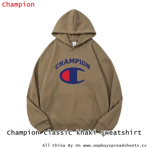 Champion classic khaki sweatshirt