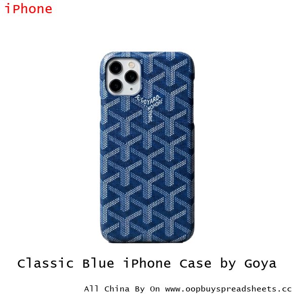 Classic Blue iPhone Case by Goya