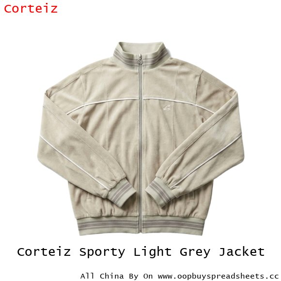 Corteiz Sporty Light Grey Jacket