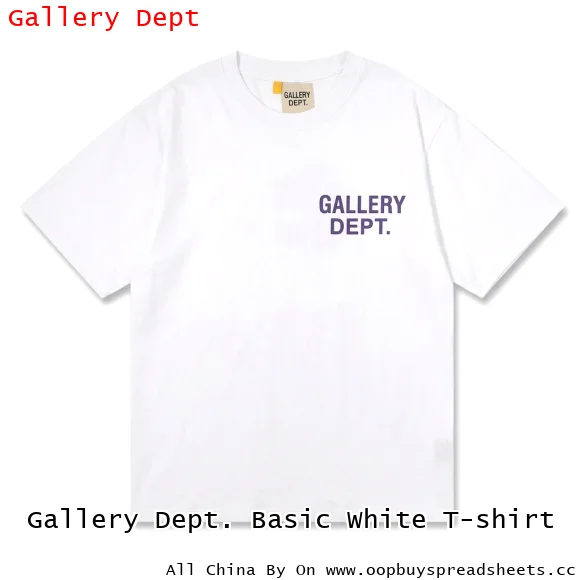 Gallery Dept. Basic White T-shirt