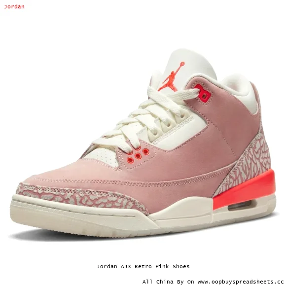 Jordan AJ3 Retro Pink Shoes