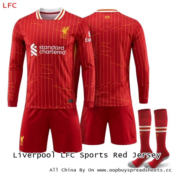 Liverpool LFC Sports Red Jersey