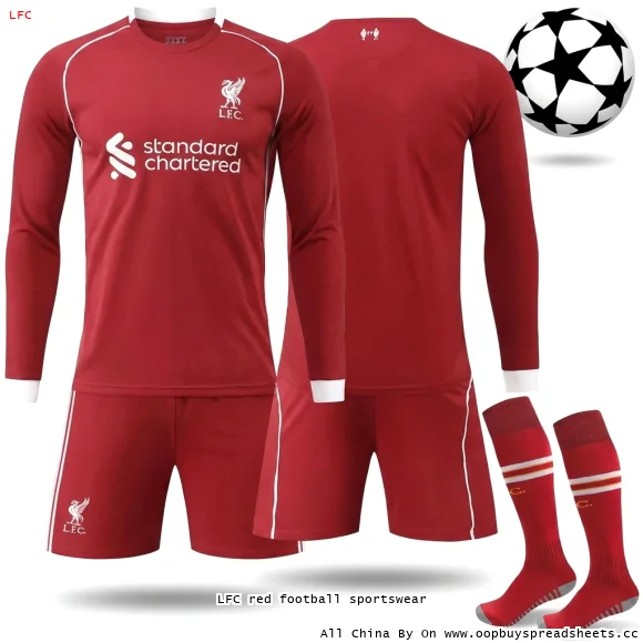 LFC red football sportswear