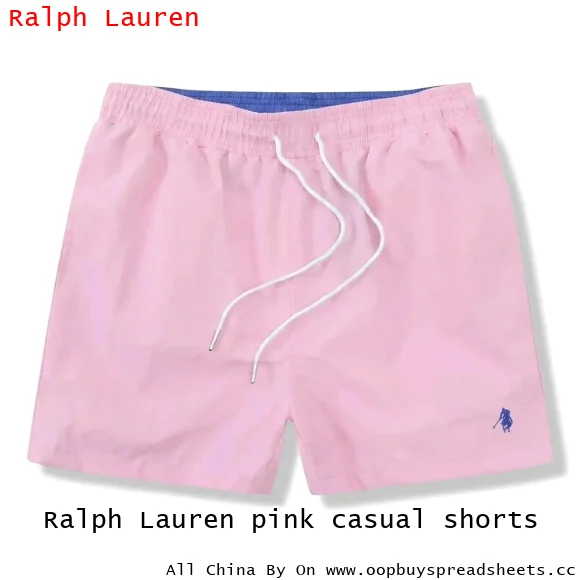 Ralph Lauren pink casual shorts