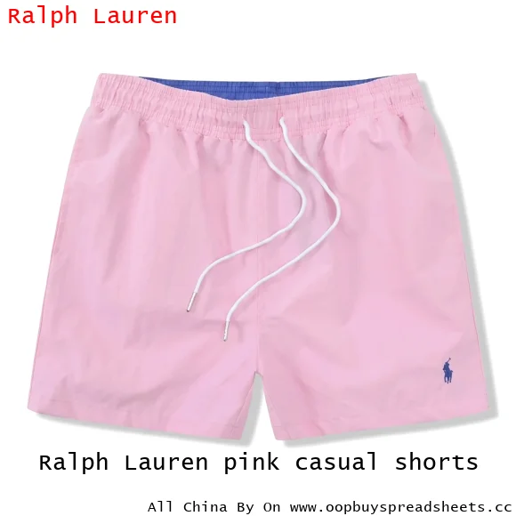 Ralph Lauren pink casual shorts