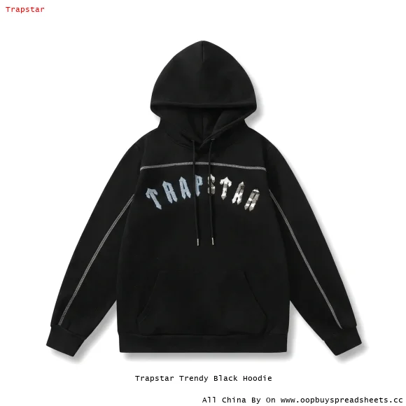 Trapstar Trendy Black Hoodie