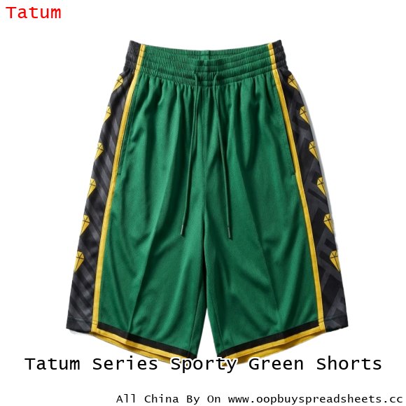 Tatum Series Sporty Green Shorts