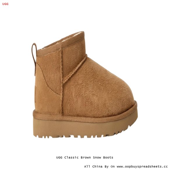 UGG Classic Brown Snow Boots