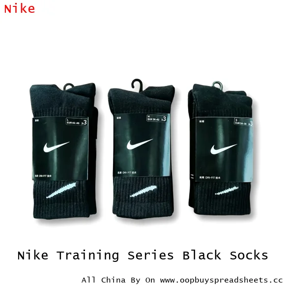 Nike Training Series Black Socks