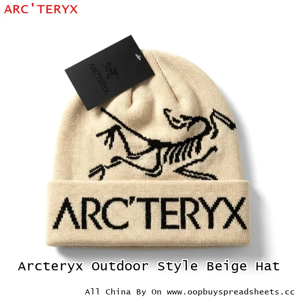 Arcteryx Outdoor Style Beige Hat