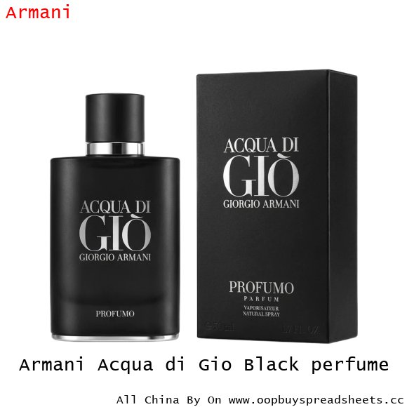 Armani Acqua di Gio Black perfume