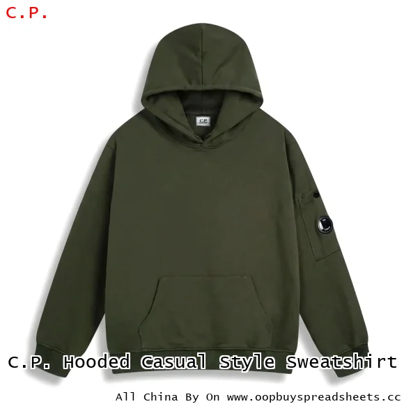 C.P. Hooded Casual Style Sweatshirt