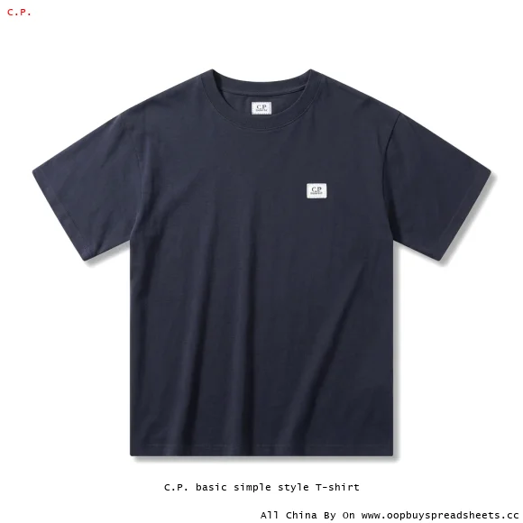 C.P. basic simple style T-shirt