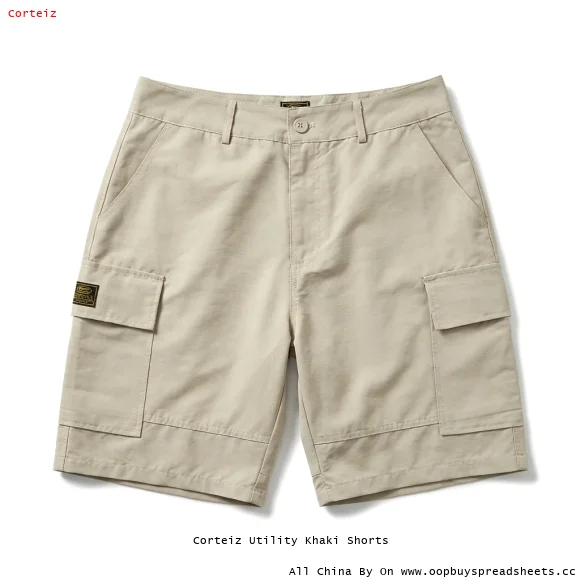 Corteiz Utility Khaki Shorts