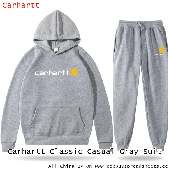 Carhartt Classic Casual Gray Suit