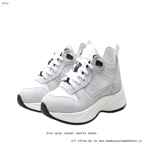 Dior grey casual sports shoes