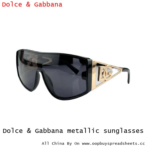 Dolce & Gabbana metallic sunglasses