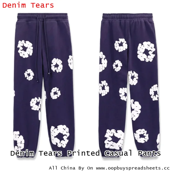 Denim Tears Printed Casual Pants
