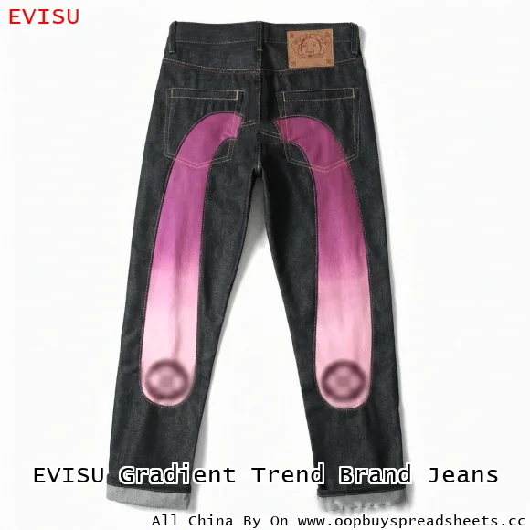 EVISU Gradient Trend Brand Jeans
