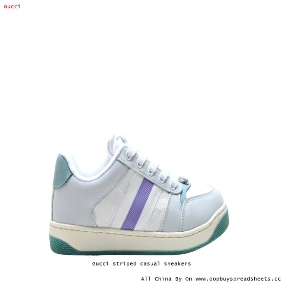Gucci striped casual sneakers