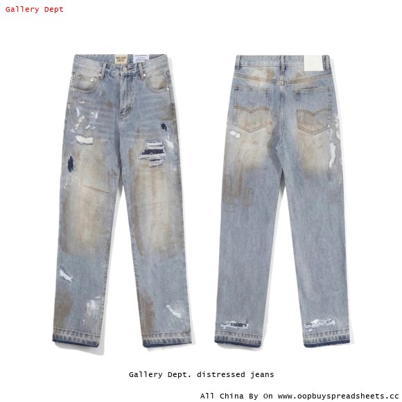 Gallery Dept. distressed jeans