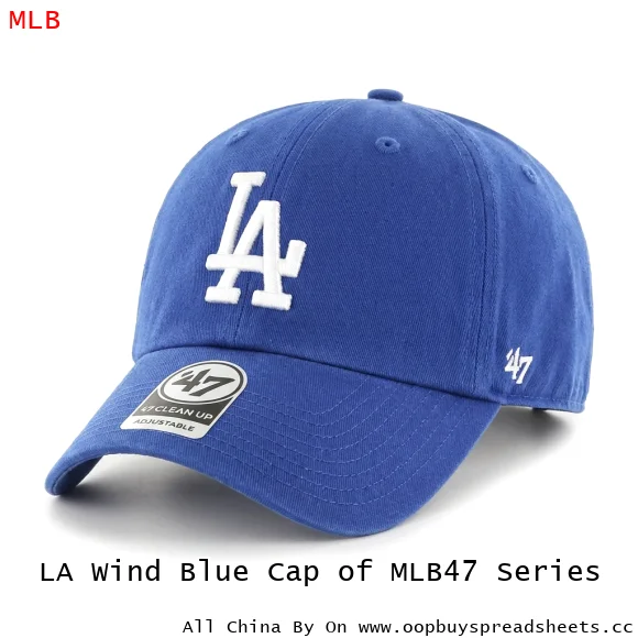 LA Wind Blue Cap of MLB47 Series