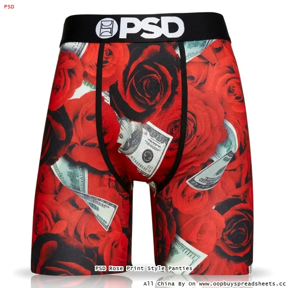 PSD Rose Print Style Panties