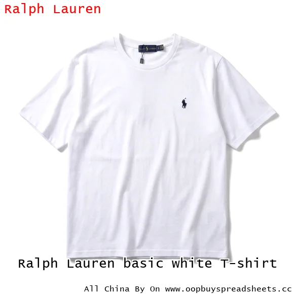Ralph Lauren basic white T-shirt