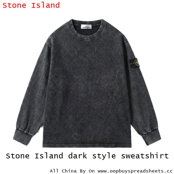 Stone Island dark style sweatshirt