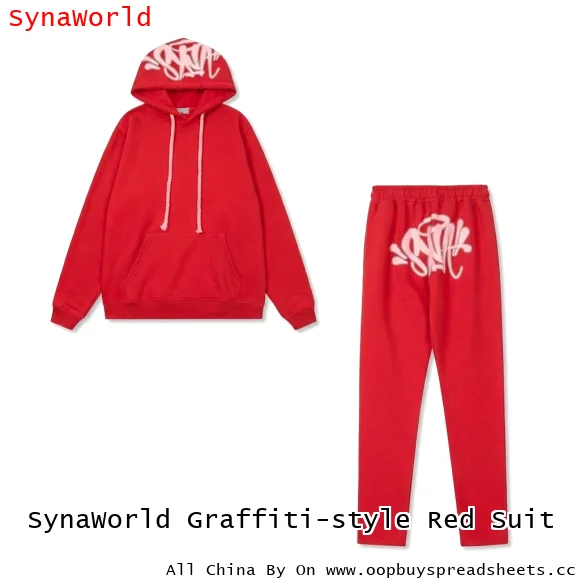SynaWorld Graffiti-style Red Suit