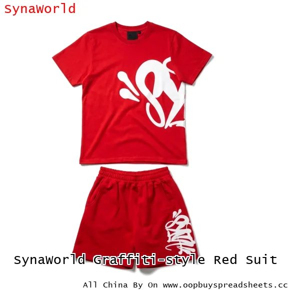 SynaWorld Graffiti-style Red Suit