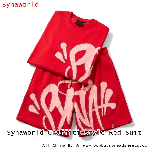 SynaWorld Graffiti-style Red Suit