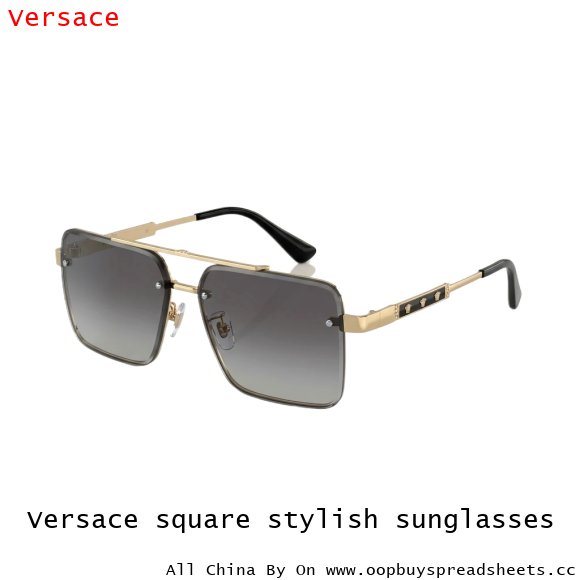 Versace square stylish sunglasses