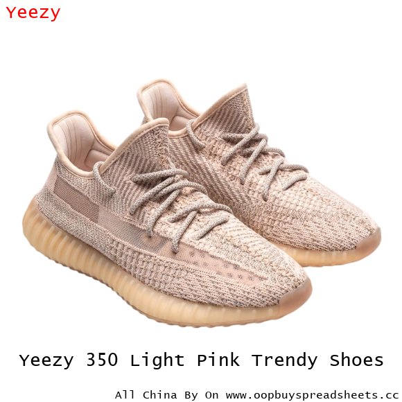 Yeezy 350 Light Pink Trendy Shoes