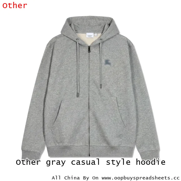Other gray casual style hoodie