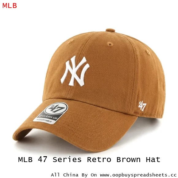 MLB 47 Series Retro Brown Hat