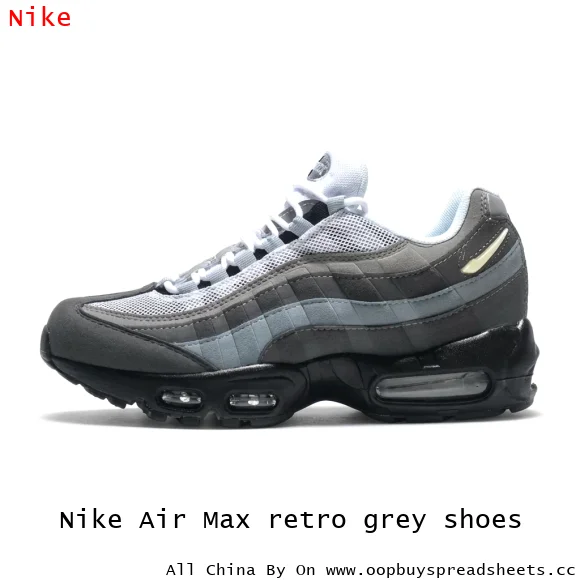 Nike Air Max retro grey shoes